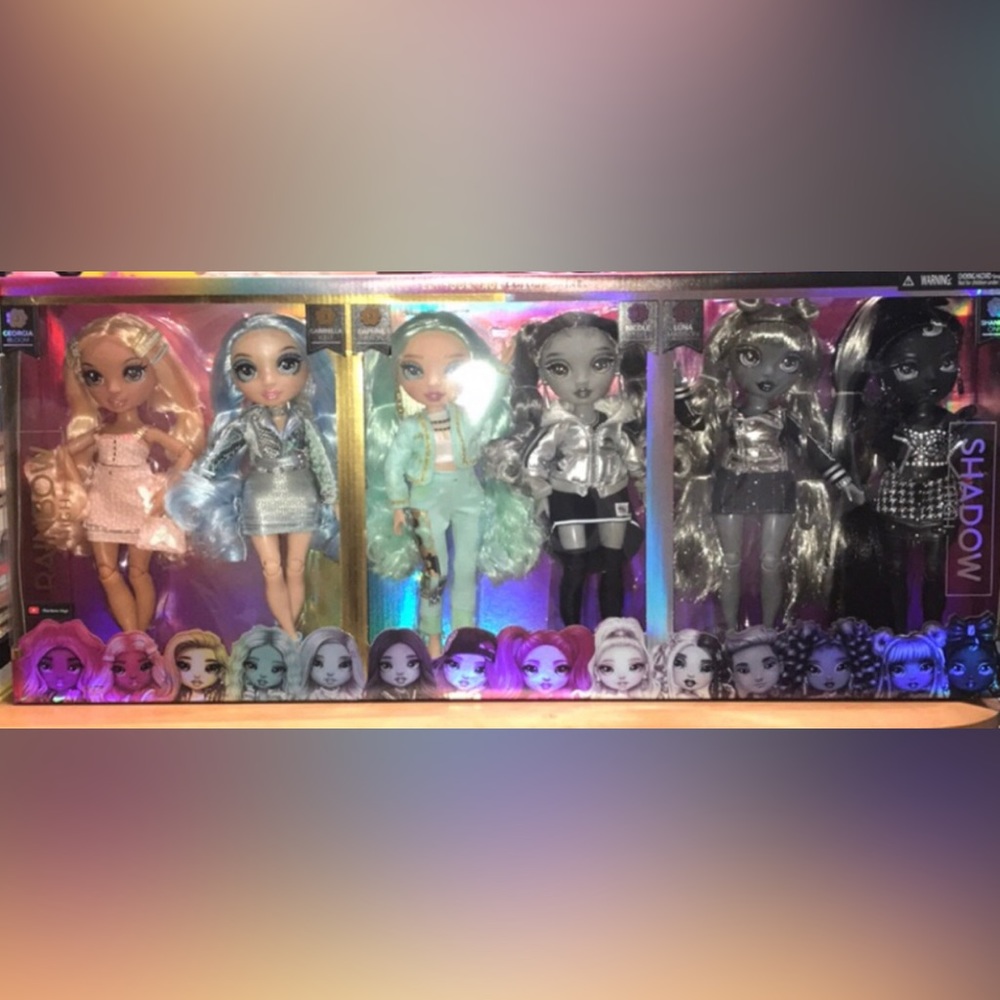 RAINBOW HIGH/SHADOW HIGH 6 Doll Set NIB